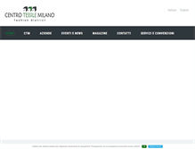 Tablet Screenshot of centrotessilemilano.it